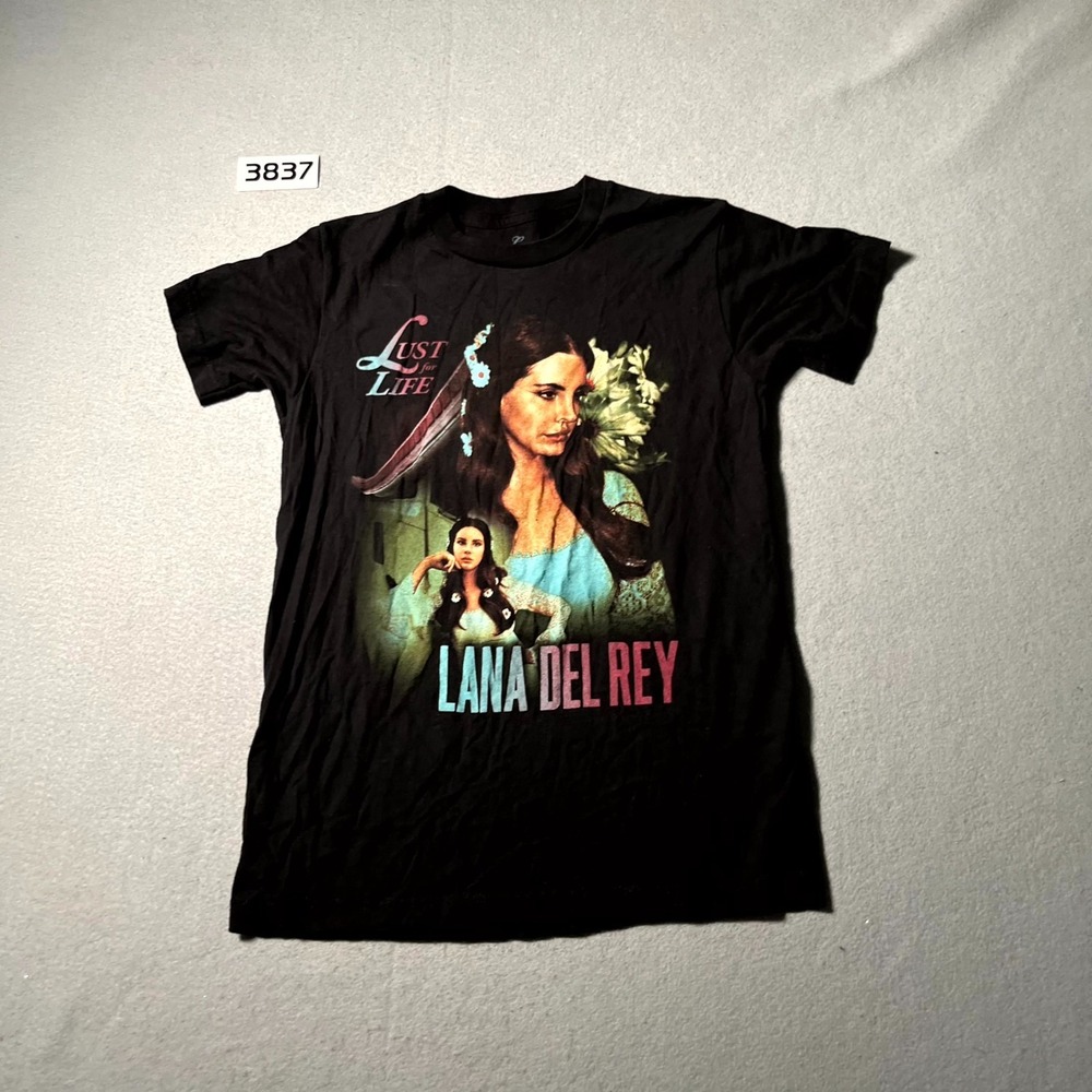 Lana Del Rey T Shirt Mens S Black LA To The Moon Tour 2018 Lust For Life Concert